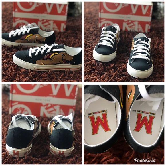 Wm University of Maryland Victory Row One Shoes - Picture 1 of 8